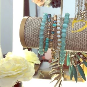 Beaded stretchy bracelets